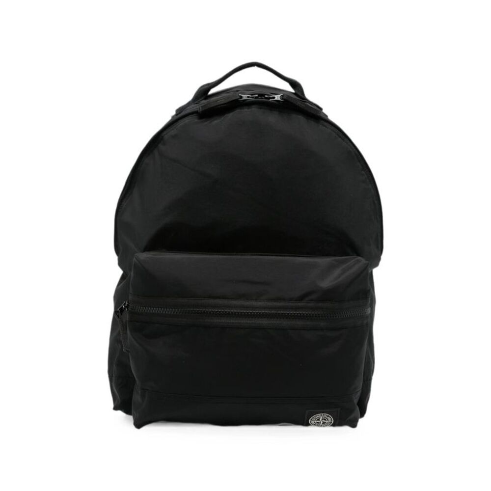 Stone Island Black Backpacks Men